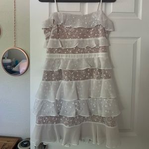 For Love and Lemons STAR Lace Mini Dress sz L